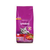 Ração para Gatos Adultos Whiskas Seco Sabor Carne 2,7Kg