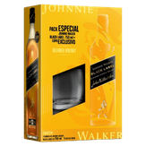 Kit Copo + Whisky Escocês Blended Black Label Johnnie Walker 750ml