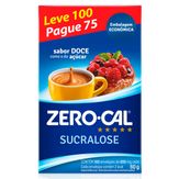 Zero Cal Sucralose Sachê Leve 100 Pague 75 Unidades
