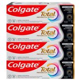 creme dental colgate total carvao ativado 4x90g