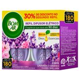 Difusor Elétrico Bom Ar Lavanda e Gerânio Refil Líquido 2x16ml
