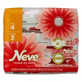 Pack Lenço Umedecido Suave Neve Toque da Seda Pacote Leve 4 Pague 3 Unidades