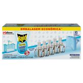 Kit 1 Aparelho + 5 Refis Repelentes Elétricos 45 Noites Raid Family 32,9ml Cada Embalagem Econômica