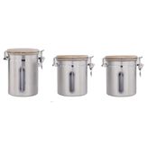 Conjunto de Potes Trust com 3 Peças