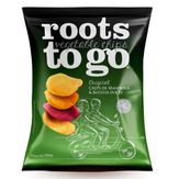 Chips Mandioca, Batatas-Doces e Mandioca com Beterraba Original Roots To Go Pacote 100g