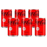 Refrigerante Sem Açúcar Coca-Cola Pack 6 Unidades 220ml Cada