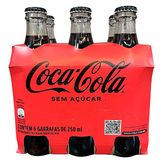 Coca-Cola Perfeita Zero Açúcar Pack 6 Garrafas 250ml Cada
