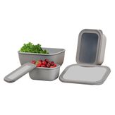 Conjunto de Potes Fontal com 3 Peças