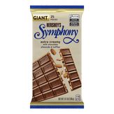Hershey's Symphony Giant Bar chocolate ao Leite com Amêndoas e Caramelo 208g