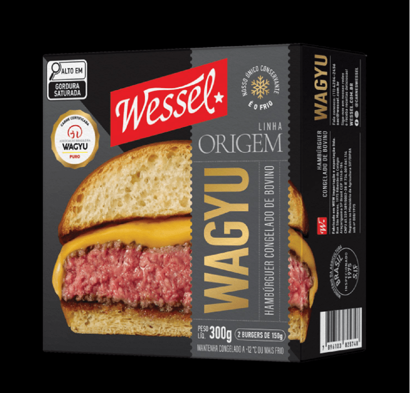 Hamb Bov Wagyu S Temp 300g Wessel - 7896103825748