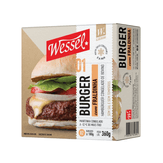 Hambúrguer de Carne Bovina Fraldinha Blend Wessel Caixa 360g com 2 Unidades