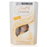 Caixa de Bombons Chocolate Lindt Lindor Branco 200g Com 16 unidades