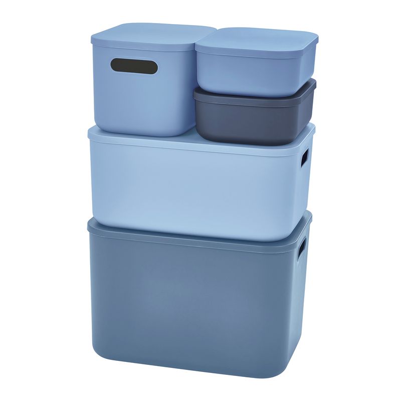 0074818672266-7 - Conjunto Organizadores Navy 5 Pcs
