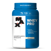 Whey Protein Pro Baunilha Max Titanium Pote 1kg
