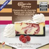 Cheesecake Chocolate Branco com Framboesa The Cheesecake Factory