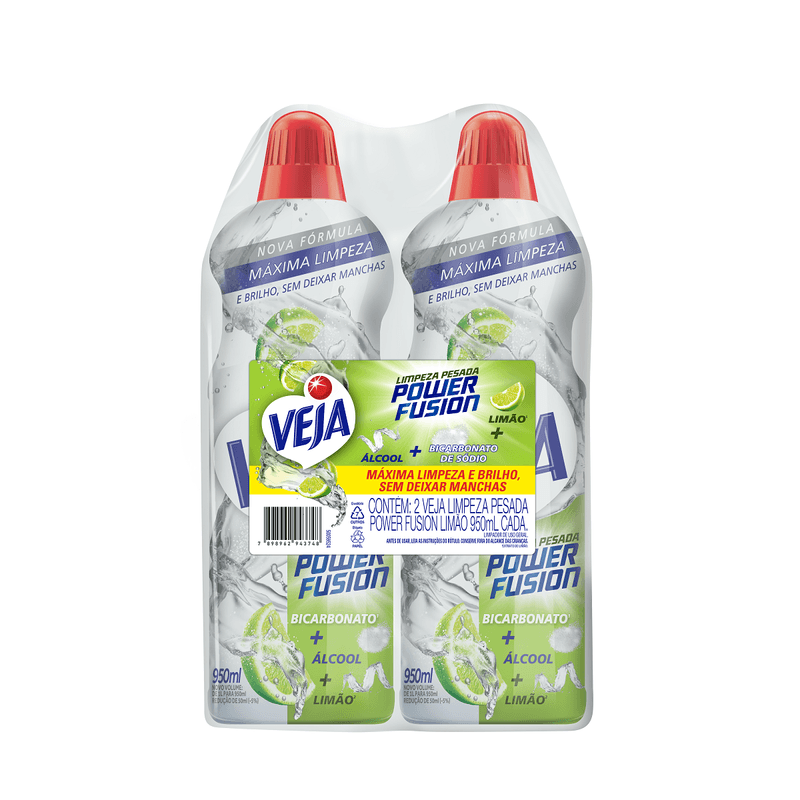 Veja Power Fusion Limao 2x950ml - 7898962943748 - 255162