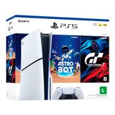 Console PlayStation5 Slim Disk Sony Pacote ASTRO BOT e Gran Turismo 7