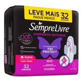 Absorvente Externo Sempre Livre Conforto Noturno Suave 32un Leve Mais Pague Menos