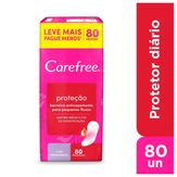 Carefree Protetor Diário Proteção com fragrância 80 unidades
