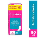 Carefree Protetor Diário Todo Dia sem Perfume 80 Unidades