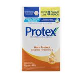 Sabonete em Barra Nutri Protect Vitamina E Protex Pack com 8 Unidades 85g Cada Leve 8 Pague 6